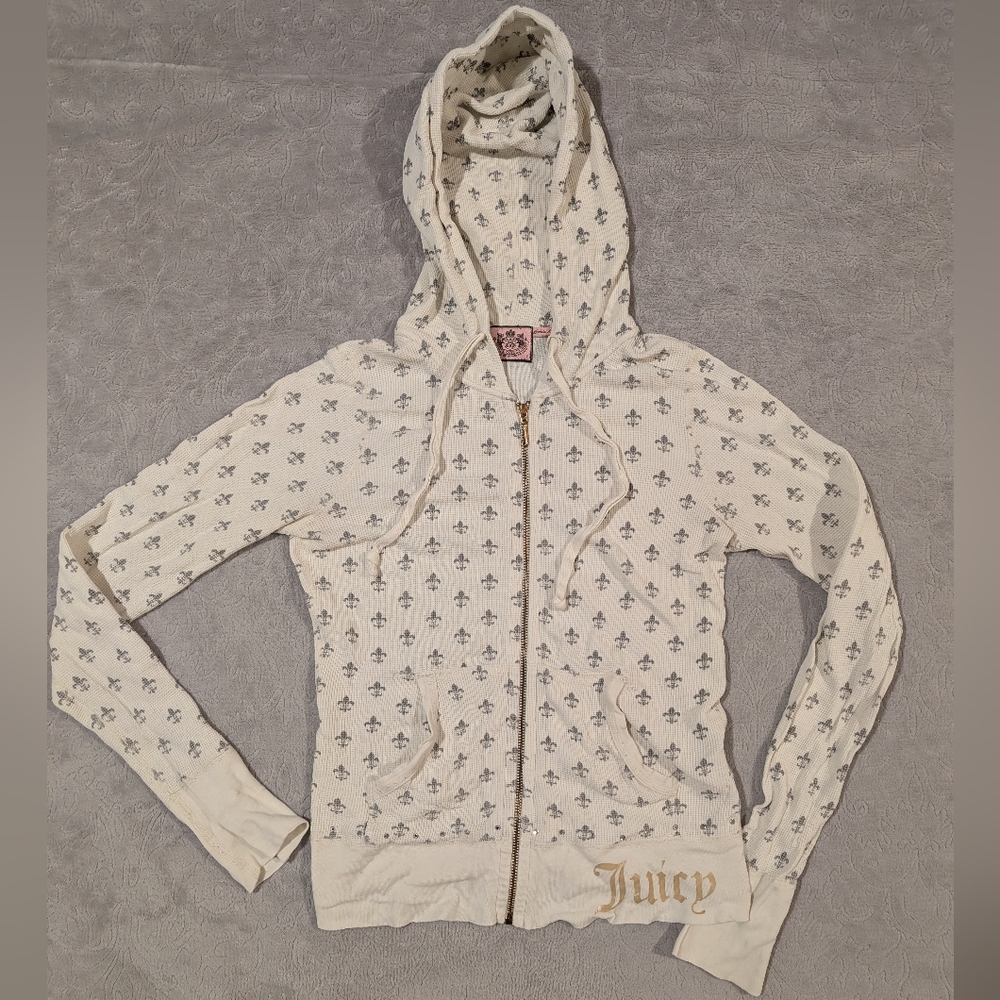 Vintage - Small - Juicy Couture - Waffle Knit hoodie